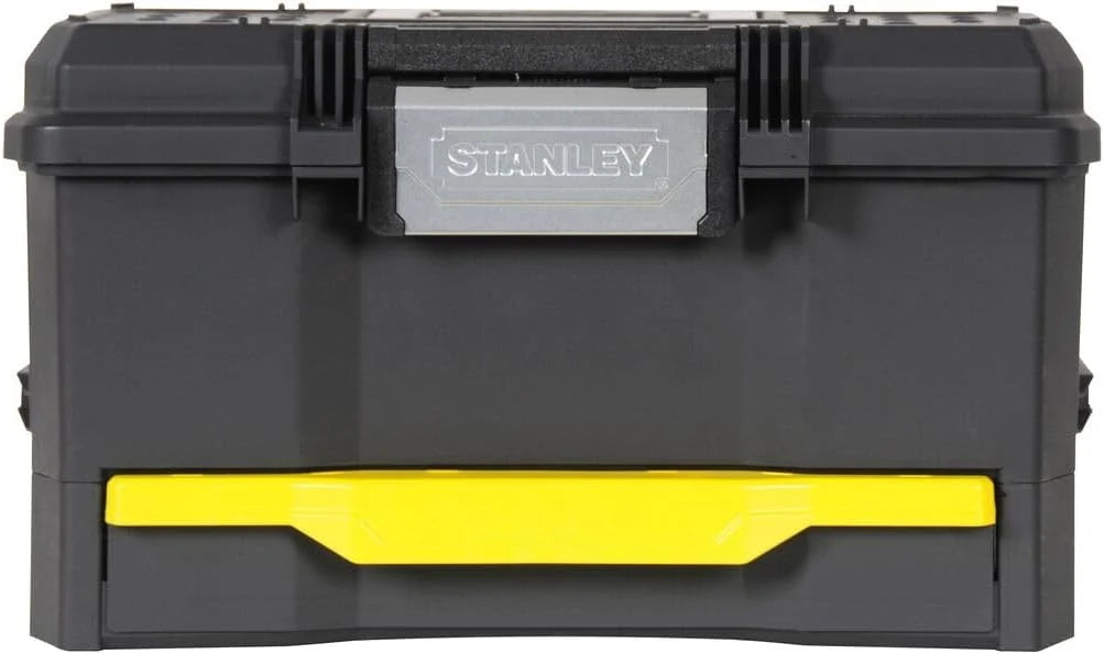 STANLEY Taller rodante Modular 3 en 1 apilable con Ruedas Resistentes, asa telescópica, organizadores Integrados y Capacidad de 35 kg, Ideal para Herramientas eléctricas y manuales, 1-79-206