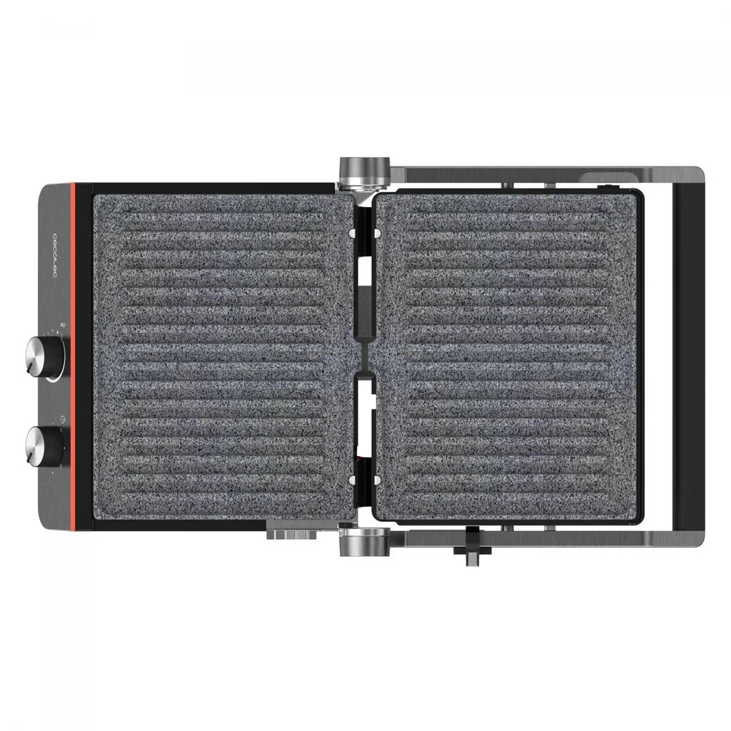 Barbacoa Eléctrica Cecotec Rock’nGrill Blaze Neon, 2200 W - Negro