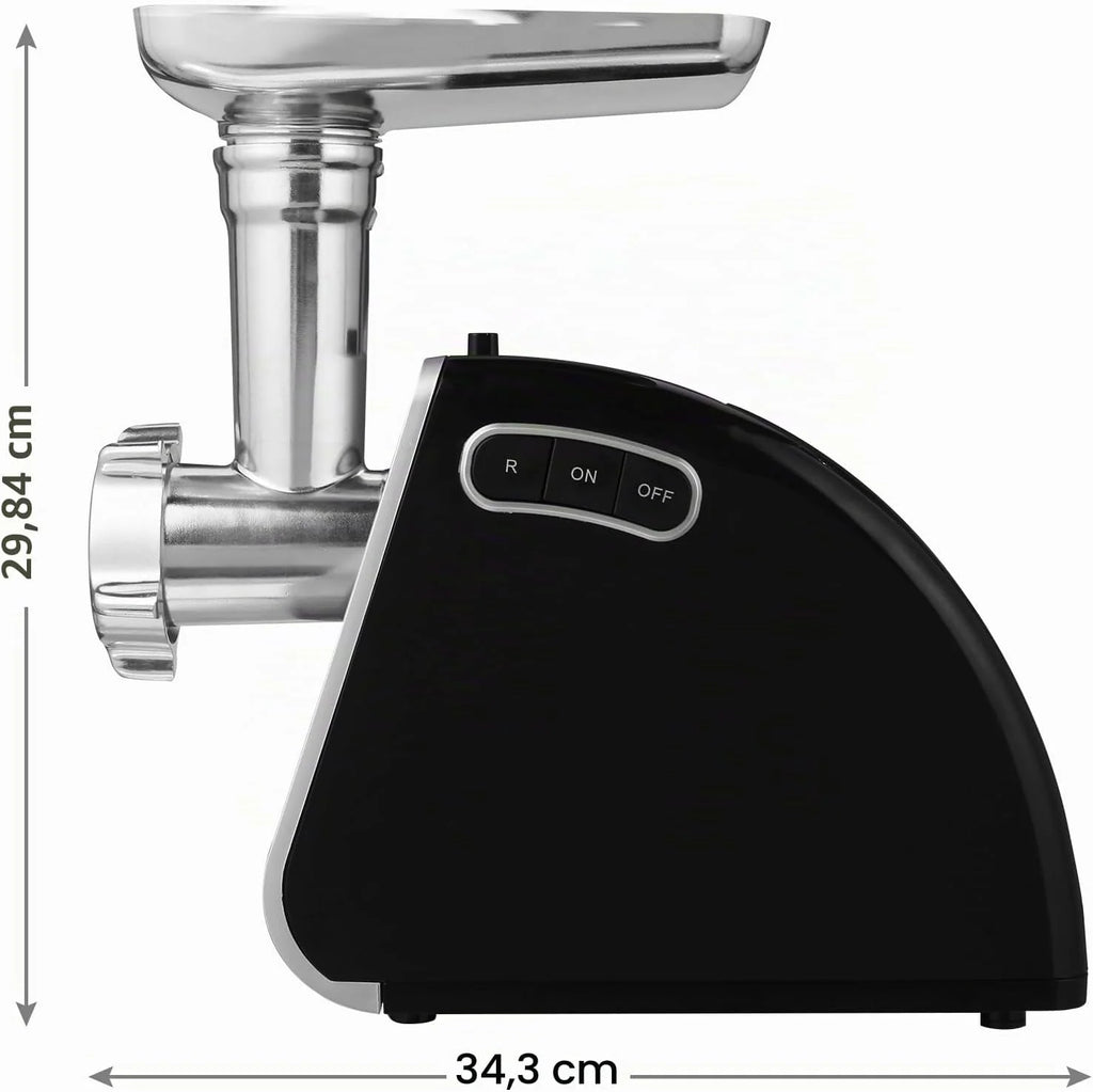 Nictemaw Picadora de carne eléctrica 5 en 1, multifunción, con 4 cuchillas y 3 placas de corte de acero inoxidable, para salchichas, otros accesorios para galletas, albóndigas, 2000 W máx