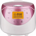 CUCKOO CR-0631F - Arrocera Micom de 6 tazas (sin cocinar) / 12 tazas (cocinada) con olla interior antiadherente, 7 modos de menú, pantalla LCD, tecnología de lógica difusa, limpieza automática