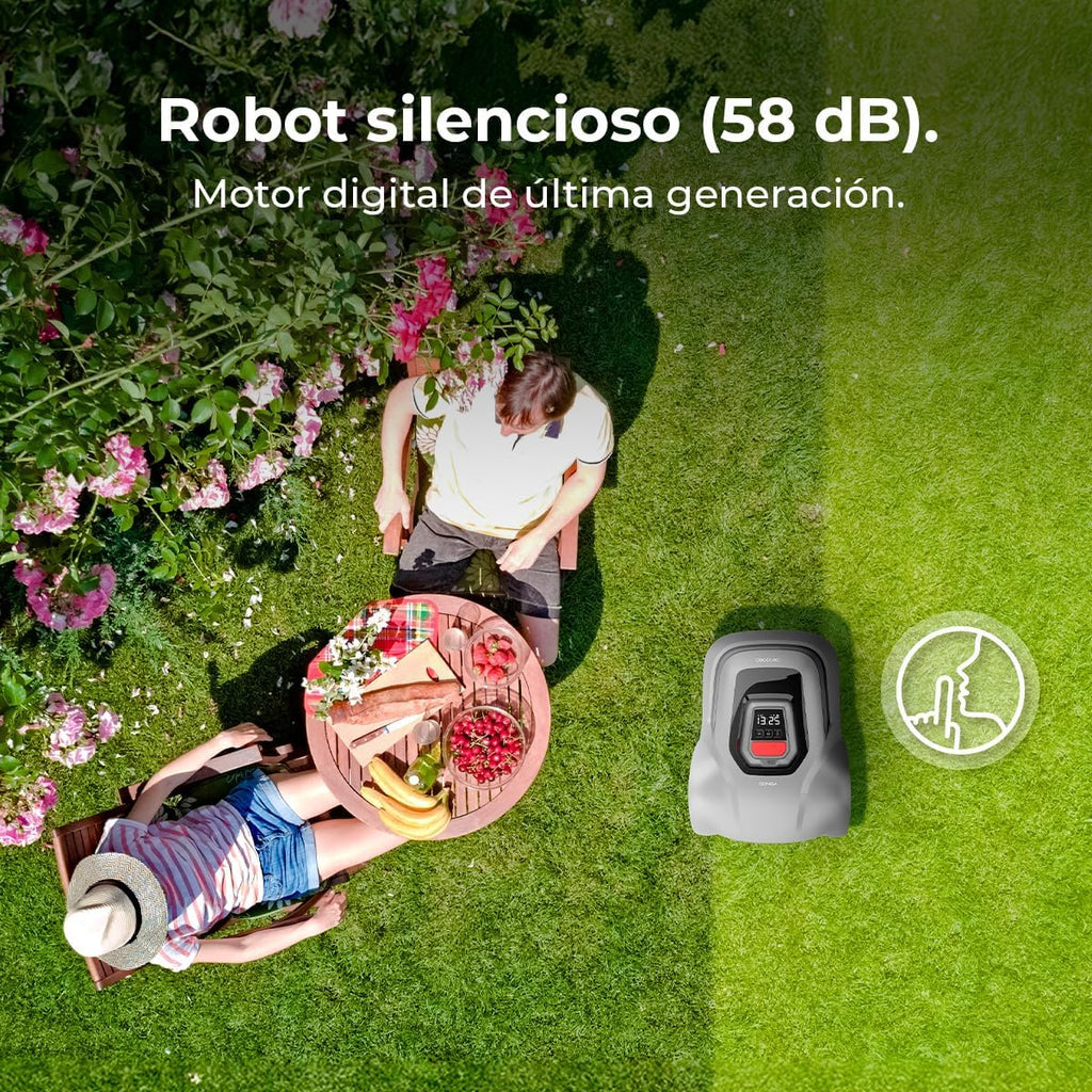Cecotec Robot Cortacésped - App - 500m² Conga Grasshopper 500 Map Connected