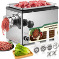 Huanyu Picadora Electrica Picadora de Carne Eléctrica Comercial 1100W Multifunción Picadora Electrica de Alimentos Con Embutidora de Chorizos Trituradora de Carne con 2 Cuchillas y 4 Placas de Corte