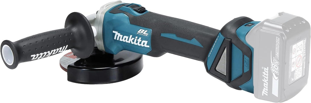 Makita dga511z Amoladora de ángulo 18,0 V (sin batería, sin cargador), Acrilonitrilo butadieno estireno, Multicolor