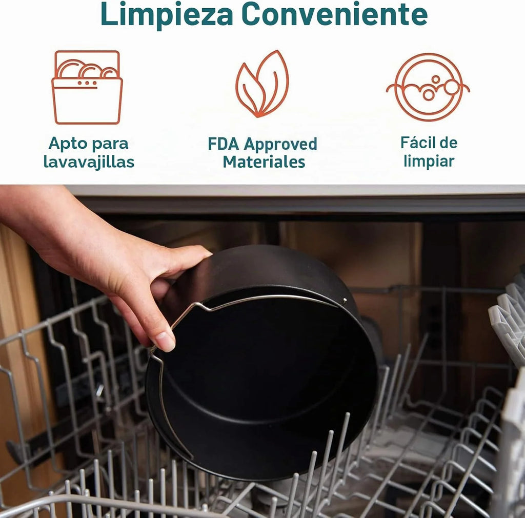 COSORI Freidora sin Aceite 5.5 L + Accesorio para freidora de Aire, Plastic