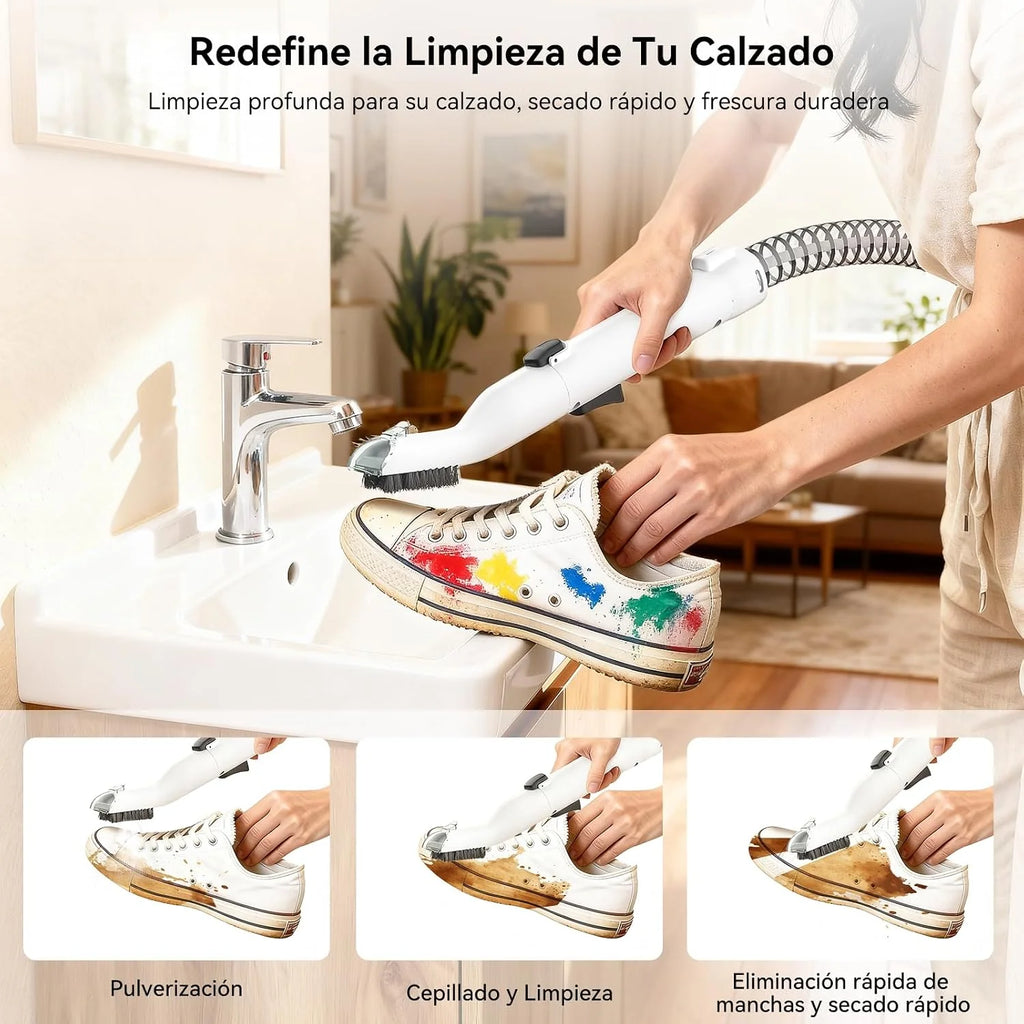 Uwant Y100S Limpiador Tapicerias Vapor 3en1, 1750W 18kPa Aspiradora de Agua
