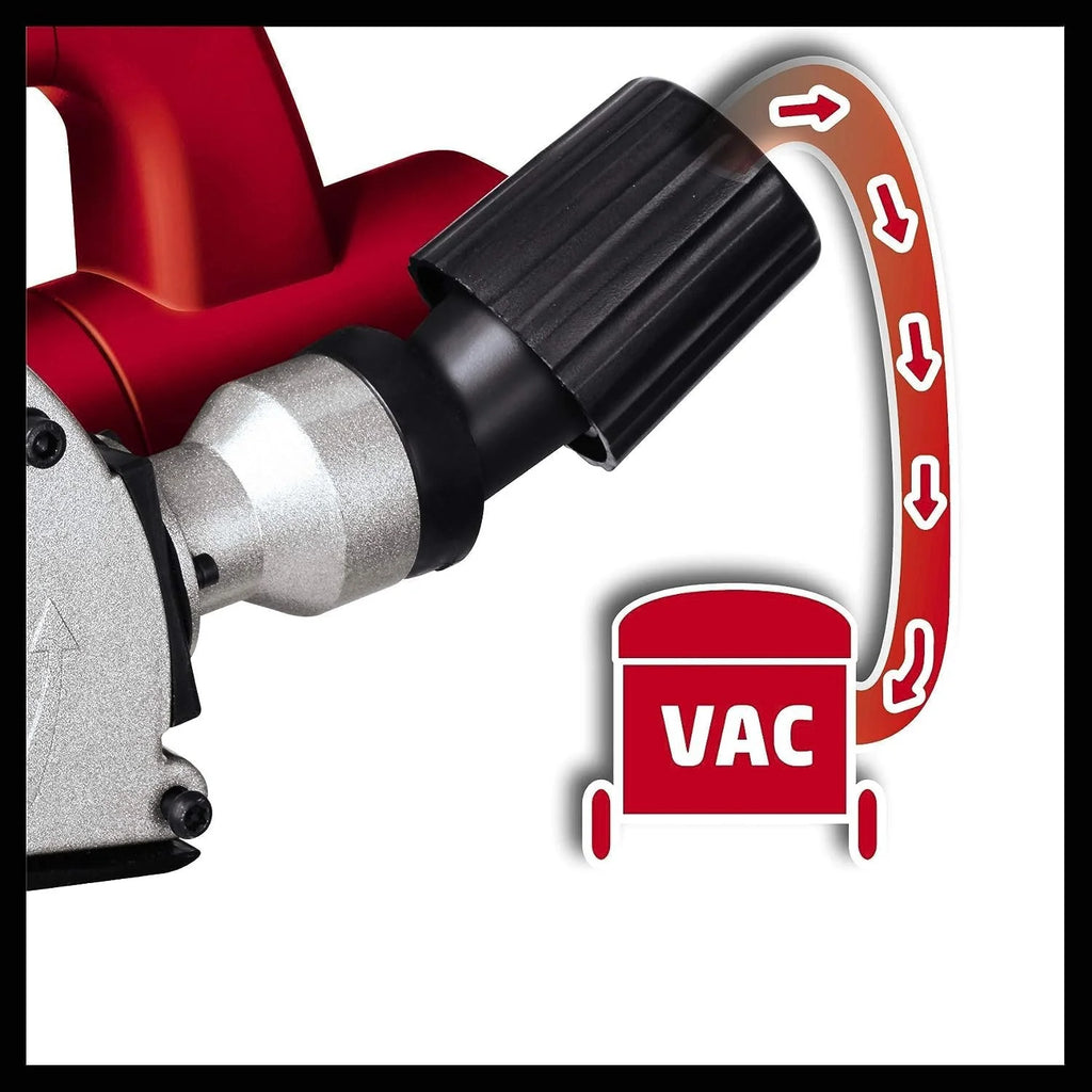Einhell Ranura de pared TC-MA 1300 (tensión 230 V, potencia 1320 W, mín. 9000 revoluciones, 2 discos de corte Ø125 x ø22,2 mm, profundidad 8-30 mm, ancho, 8-26 mm)