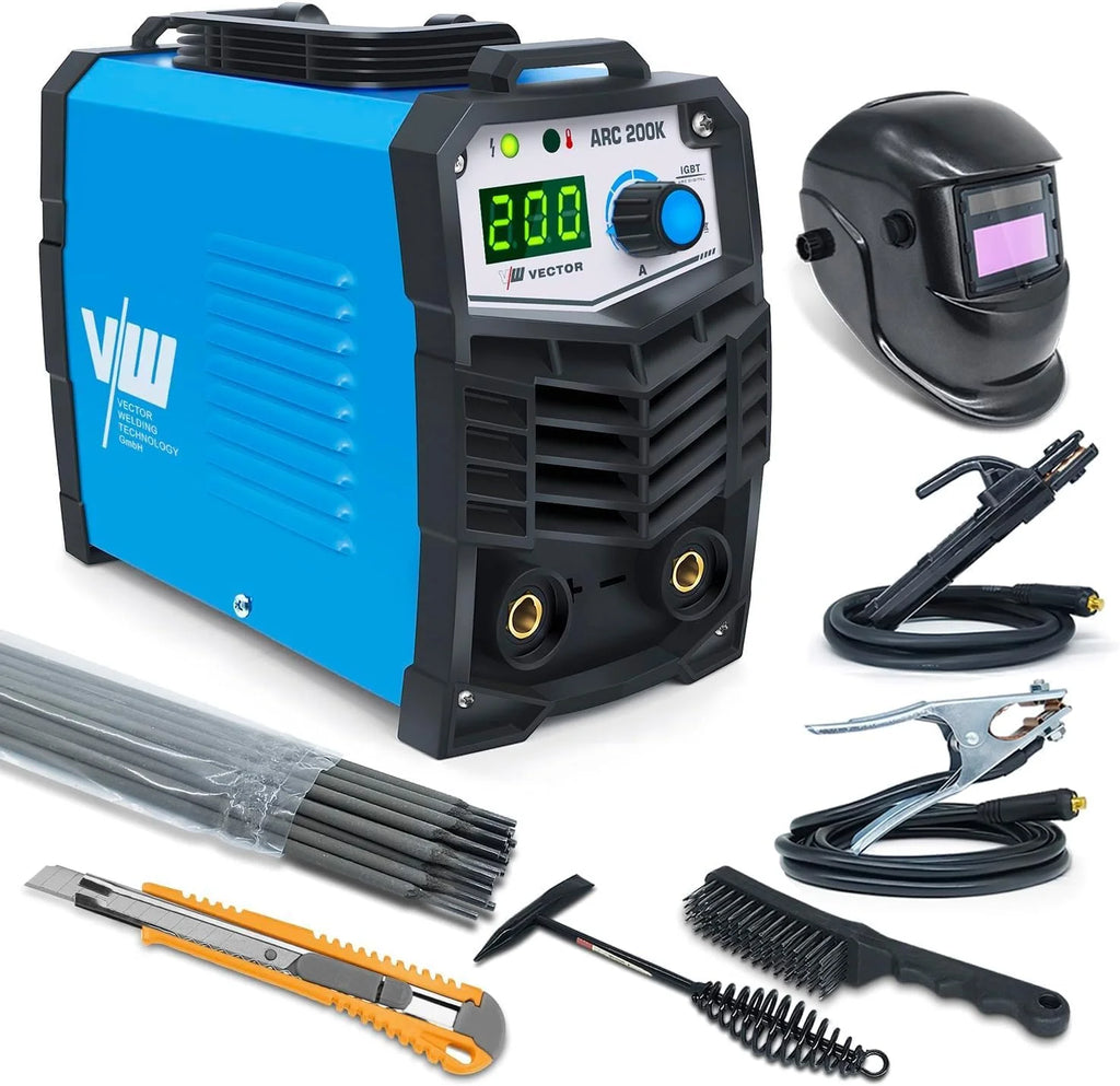 VECTOR WELDING Soldador de Electrodo 200A, Máquina de Soldar Inverter MMA