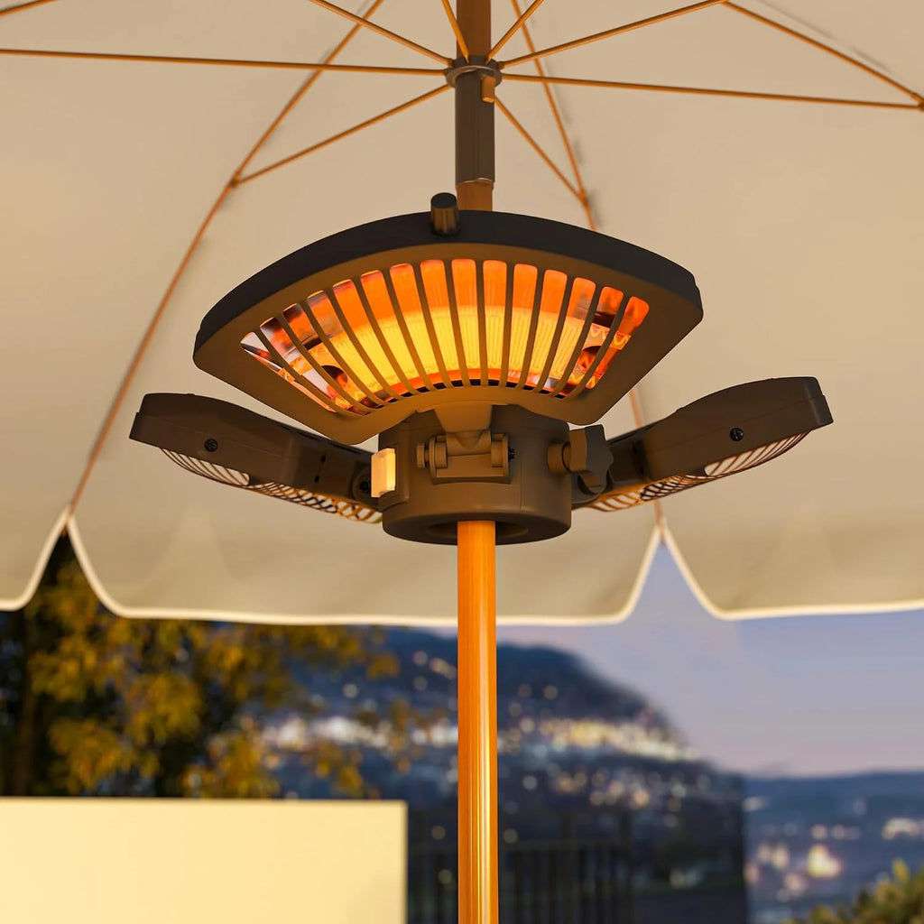 Outsunny Infrared Heater for Parasol 800/1600/2400W Black