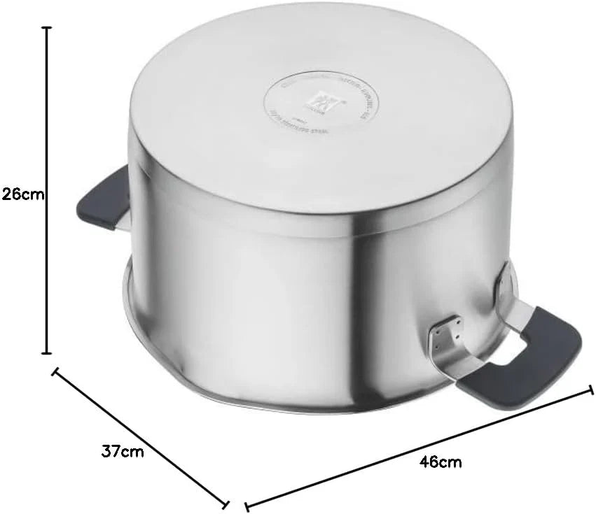 ZWILLING SIMPLIFY 66870-005-0 Pots set Stainless steel 5 pcs. Stainless steel, Silver Black