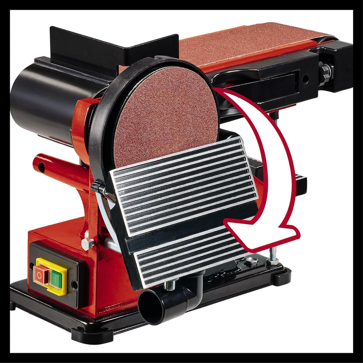 Einhell Esmeriladora de disco y banda vertical TC-US 380