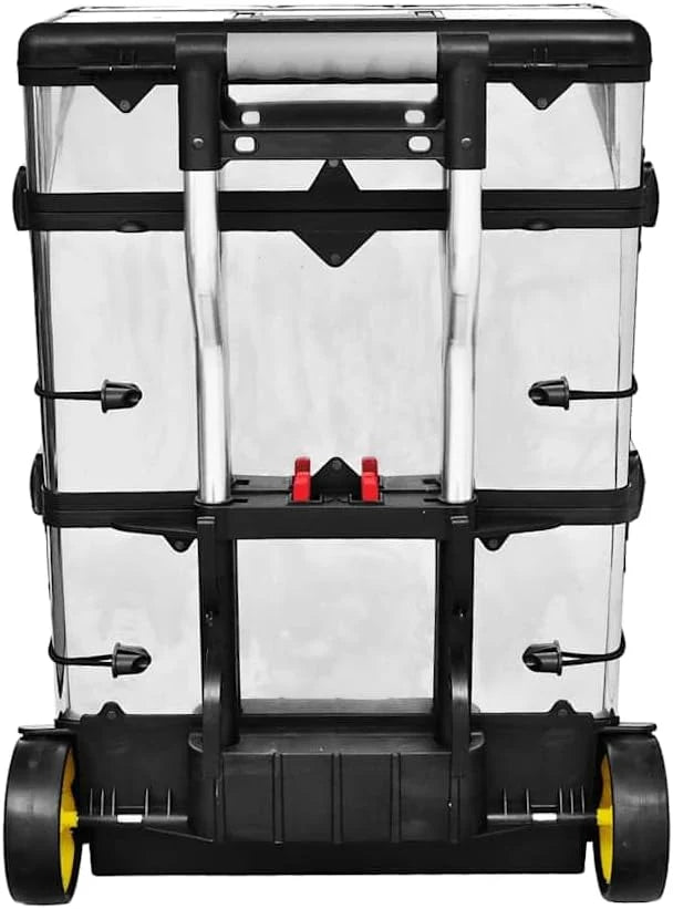 vidaXL Caja de herramientas de 3 partes