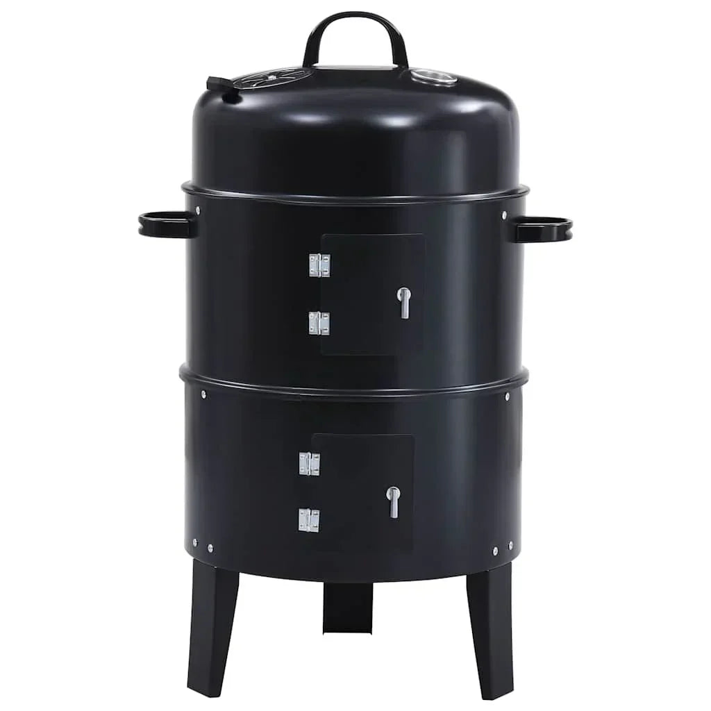 Barbacoa Ahumador De Carbón 3 En 1 40x80 Cm Vidaxl