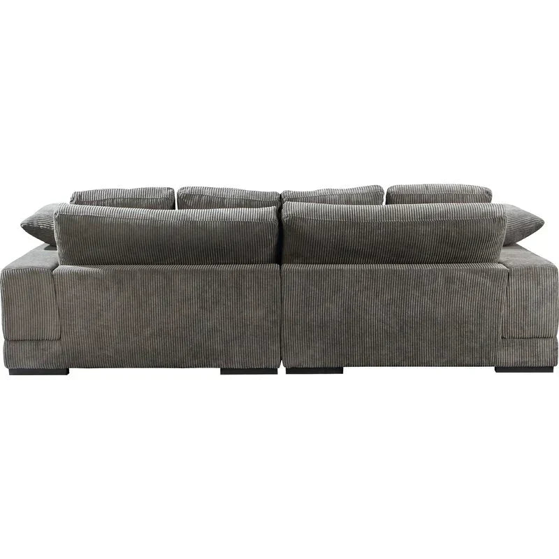 106′′ Wide Reversible Sofa & Chaise