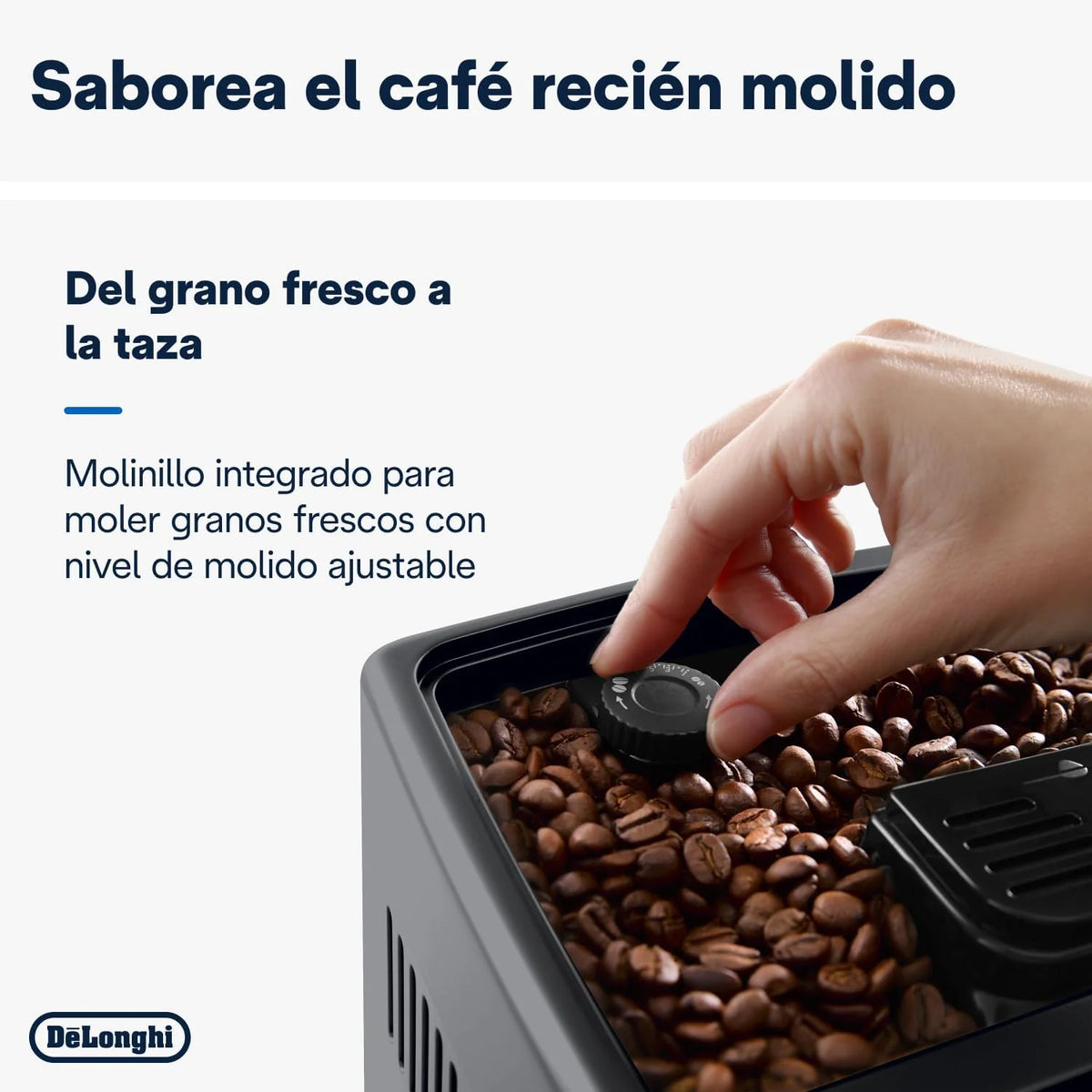 De'Longhi Dinamica Plus - Cafetera Superautomática 24 Bebidas Titanio