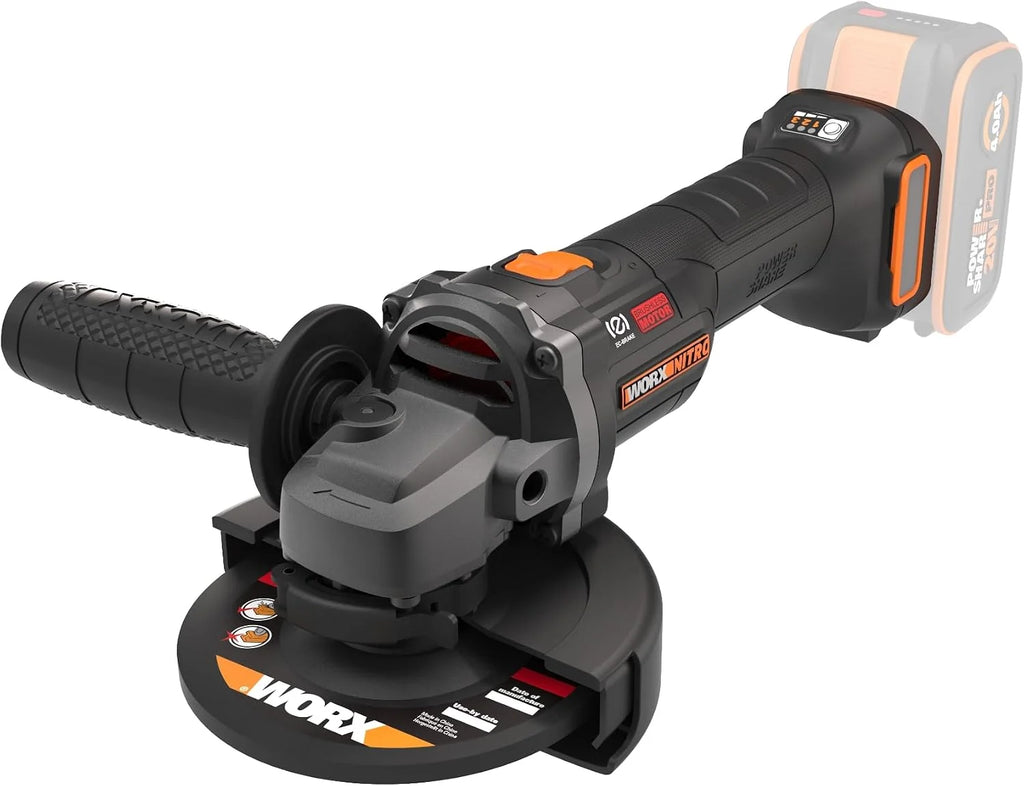 Worx WX814.9 Amoladora Angular Brushless 20V 125mm Sin Bat.