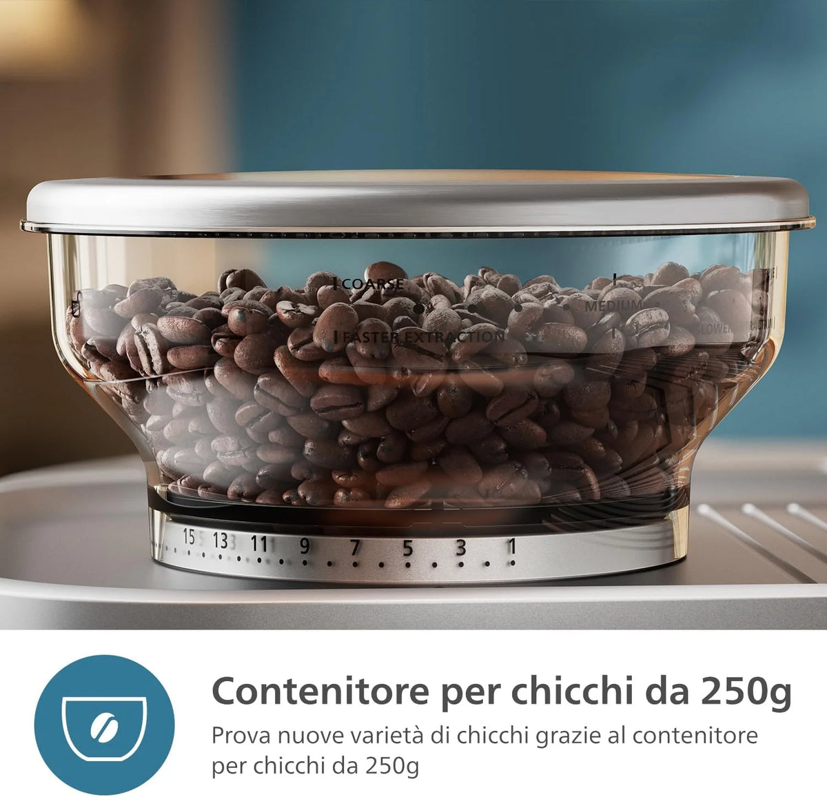 PHILIPS Barista Brew Cafetera Espresso Semiautomática, 250g, Acero Inox