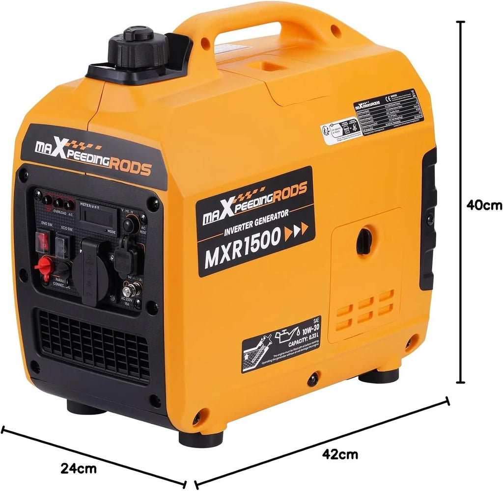 maXpeedingrods 1200W Generatore di Corrente Portatile Leggero 11,5 kg