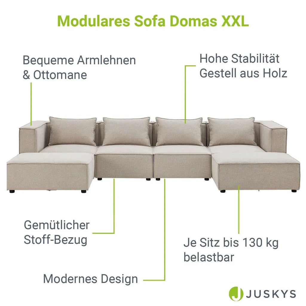 2025 Sofá modular Domas XXL – salón modulable