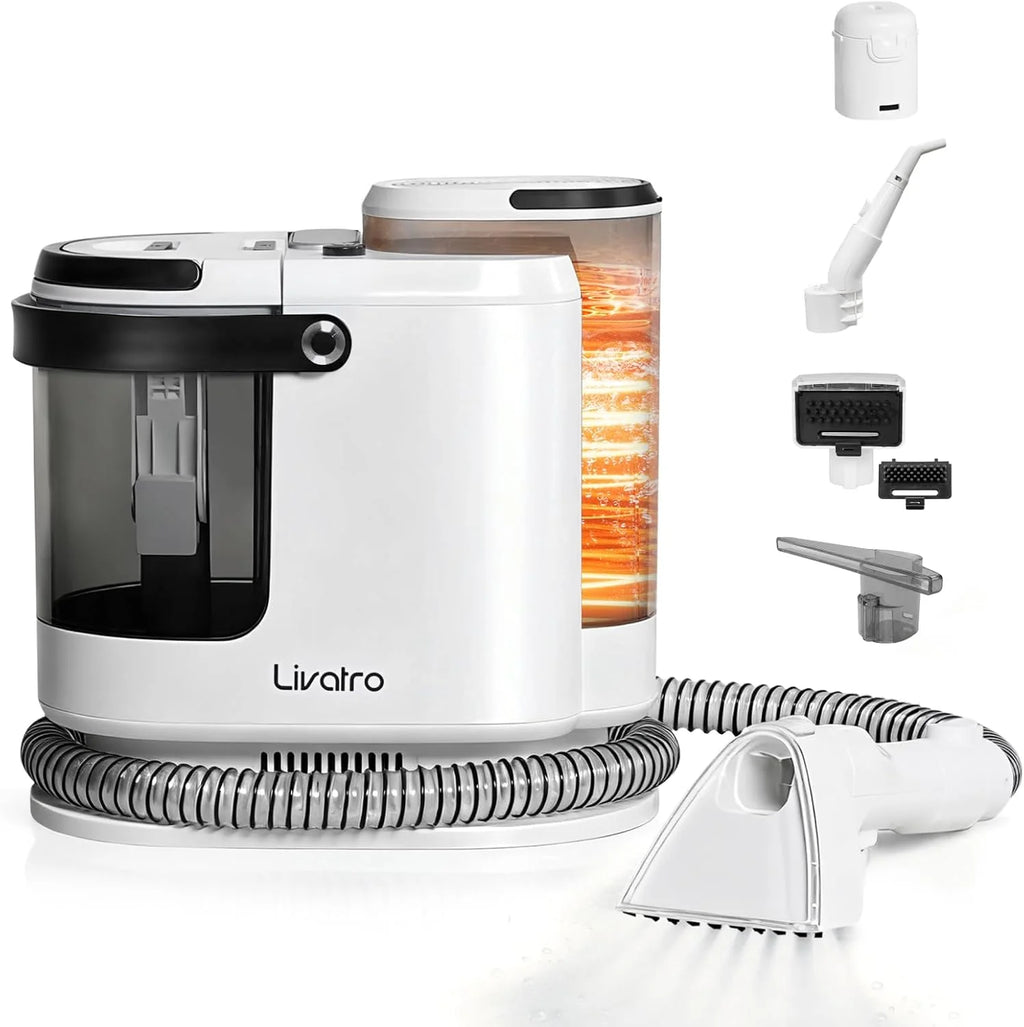 Livatro Limpia Tapicerías a Vapor 100°C para Sofás y Tejidos