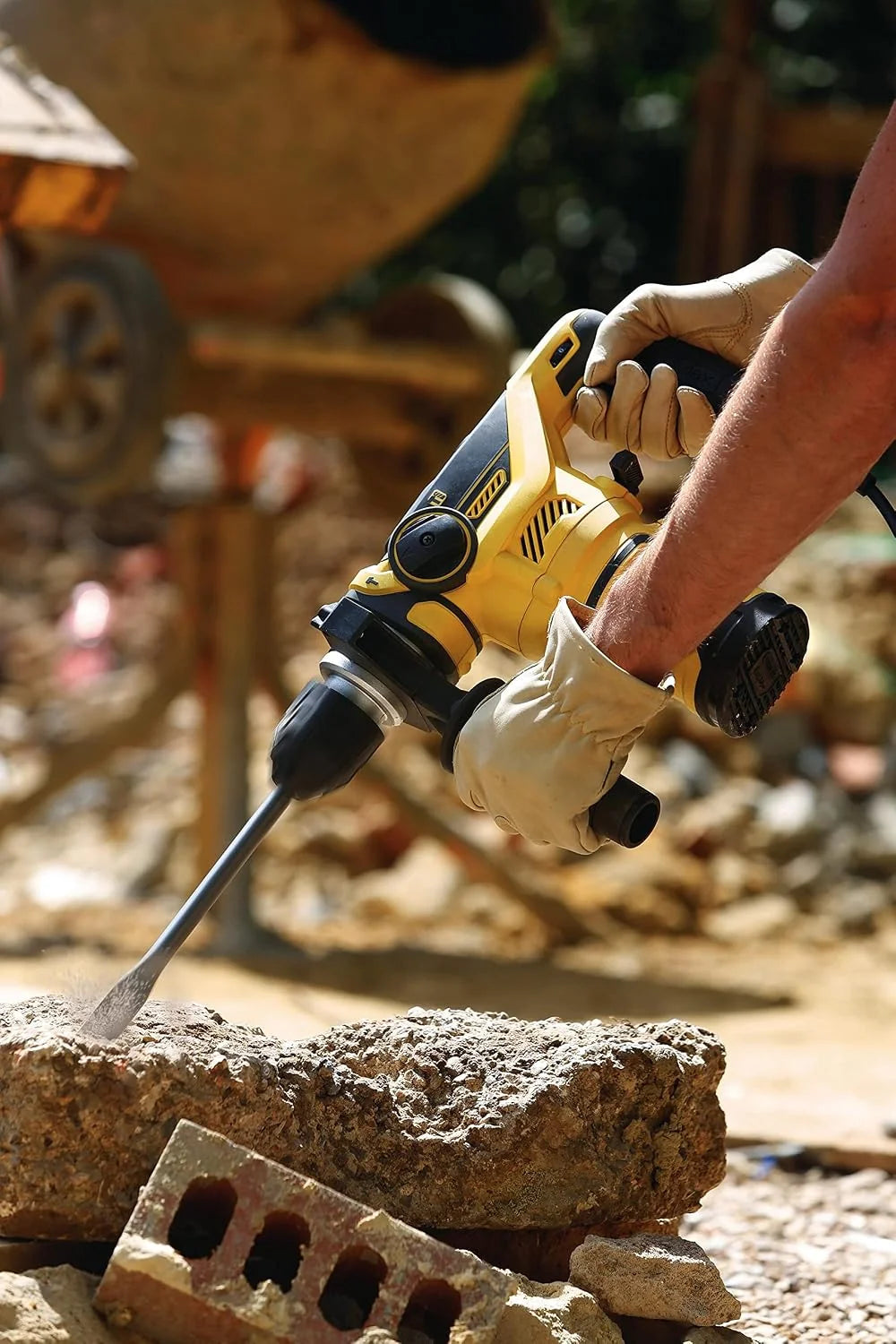 STANLEY FATMAX Martillo percutor SDS Plus 1.250W, Impacto 3.5J, Velocidad 850rpm, 3 Funciones de Golpeo, Incluye Maletín de Transporte y Accesorios Gama FATMAX, FME1250K-QS