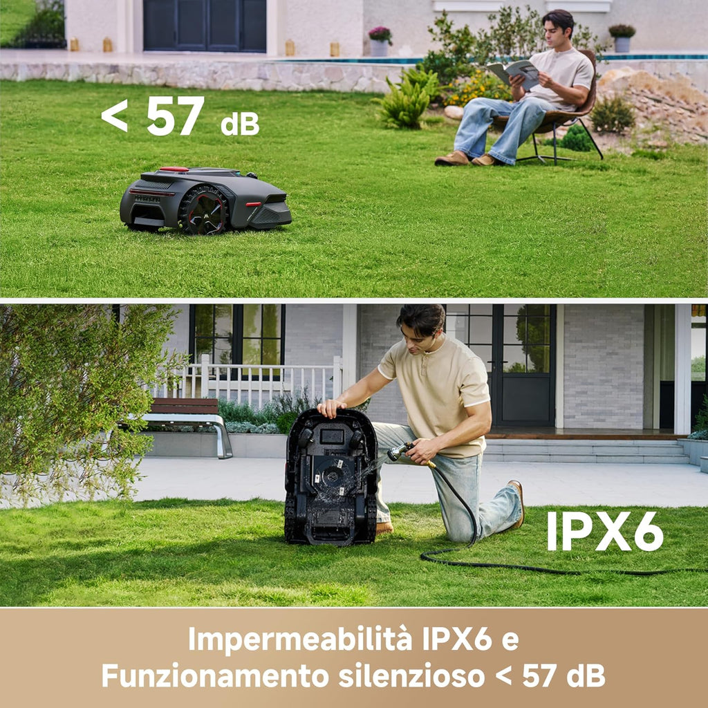 MOVA LiDAX Ultra 1200 Robot cortacésped, sin RTK