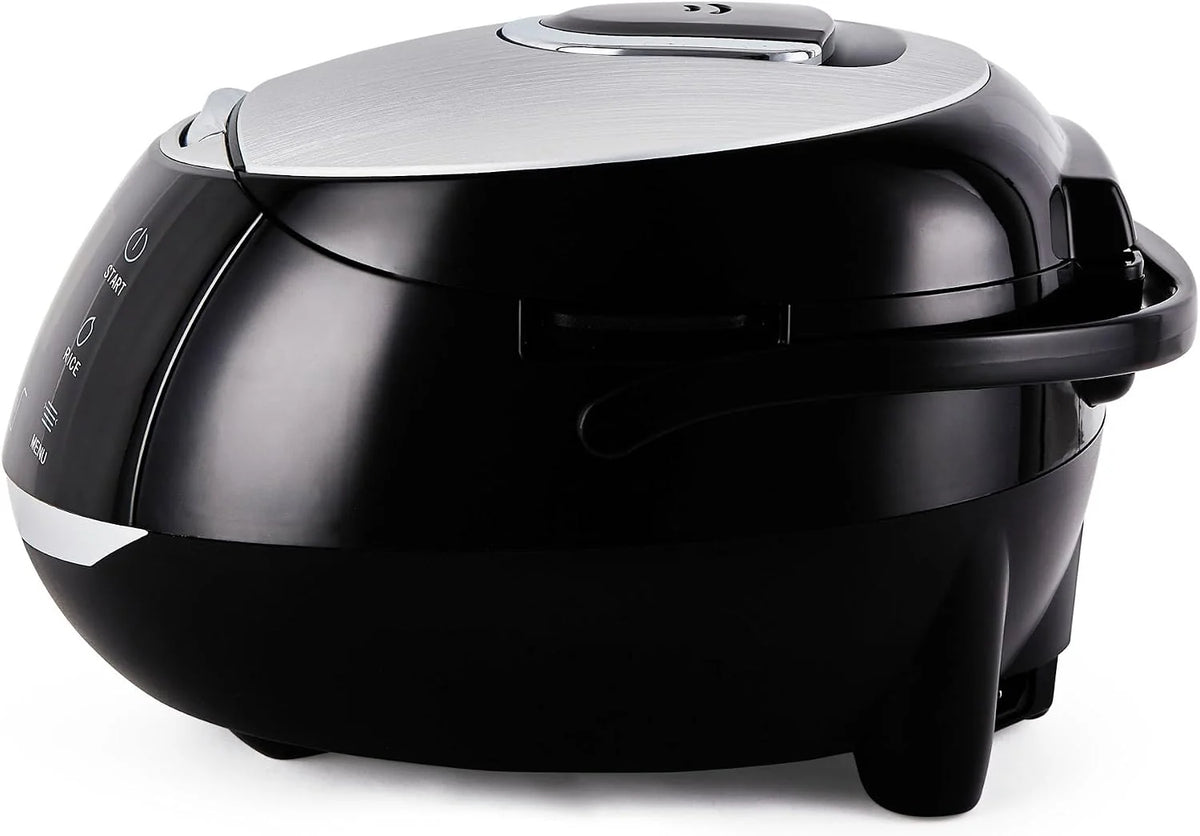 Yum Asia Sakura Olla arrocera con cuenco de cerámica y lógica difusa avanzada (8 tazas, 1,5 litros) 6 funciones de cocción de arroz, 6 funciones de multicocina, pantalla LED Motouch, 220-240V EU