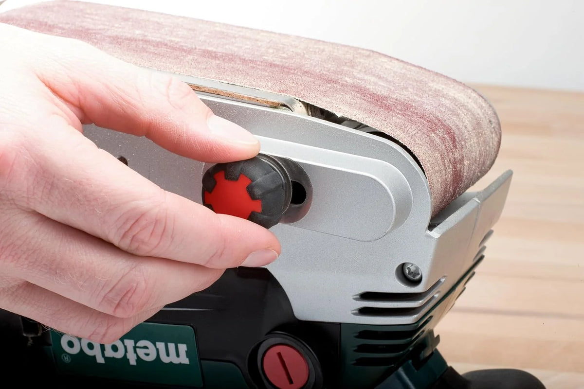 metabo BAE 75 Lijadora de Banda para Madera, 1010W con Soporte, 75mm