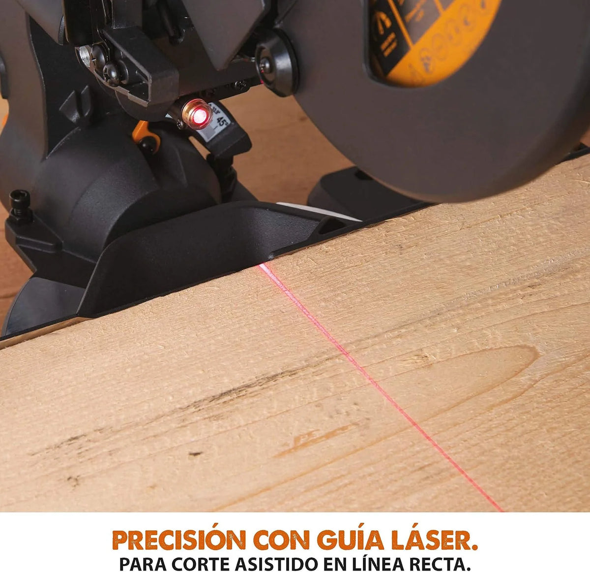 Evolution Power Tools - R210SMS-300+ Ingletadora deslizante multimaterial de 210 mm (230 V), con paquete plus, Corta acero dulce, aluminio, plástico, madera con clavos incrustados