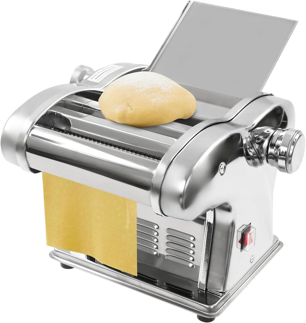 Cortador de masa 3 cuchillas máquina de pasta eléctrica de acero inoxidable