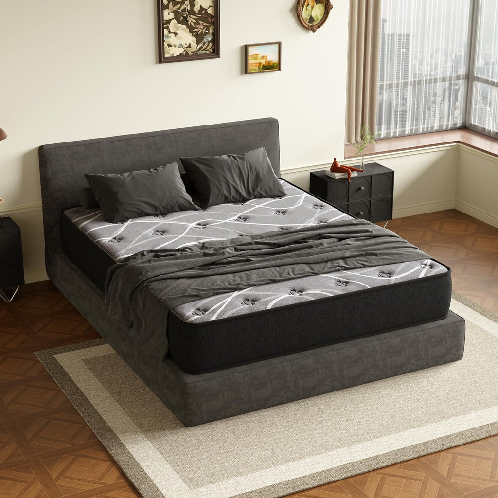 DEWINNER Mattresses 150 x 190 | Height 25 cm | Memory Foam Mattress | Multilayer | Firmness Medium | Breathable and Ergonomic | Ideal Choice for Bedrooms and Apartments