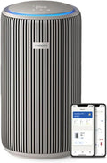 Philips PureProtect 3200 Series Smart Air Purifier, HEPA and Active Carbon Filter, CADR 500m³/h for 130m², Ultra-Quiet, Captures 99.97% Allergens, Connected App (AC3210/12)