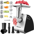 Nictemaw Picadora de Carne Eléctrica 5 en 1 2000W - Profesional