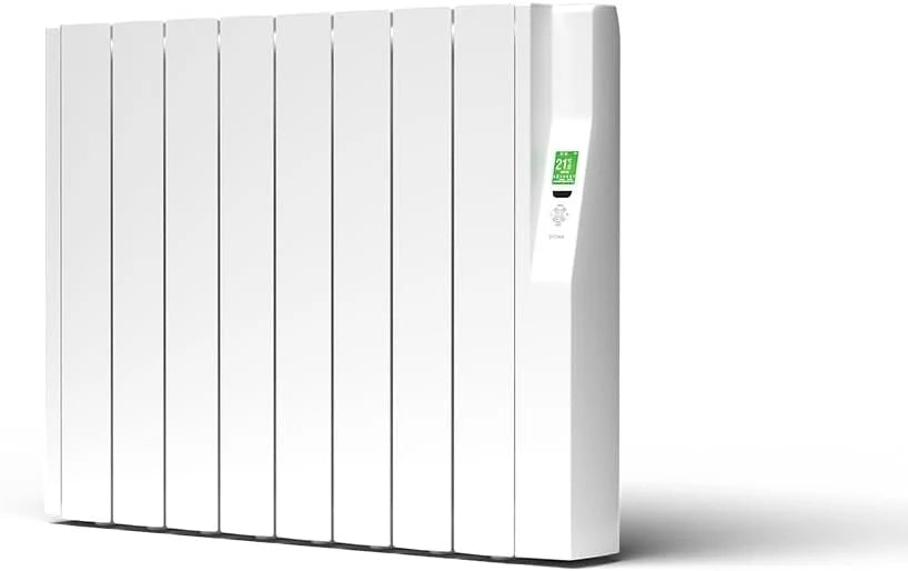 Rointe Sygma Radiador Eléctrico Digital Programable 1200W Bajo Consumo 8 elementos color Blanco