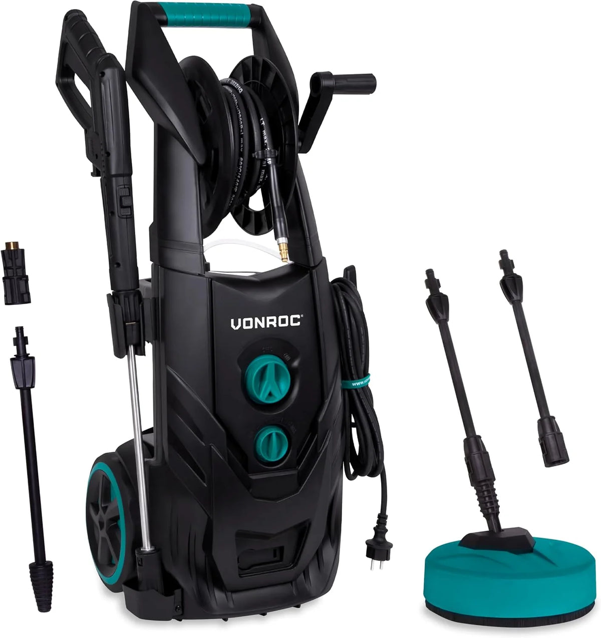 VONROC Hidrolimpiadora Pro V25-2 - 2500W - 195 Bar - 468 l/h -