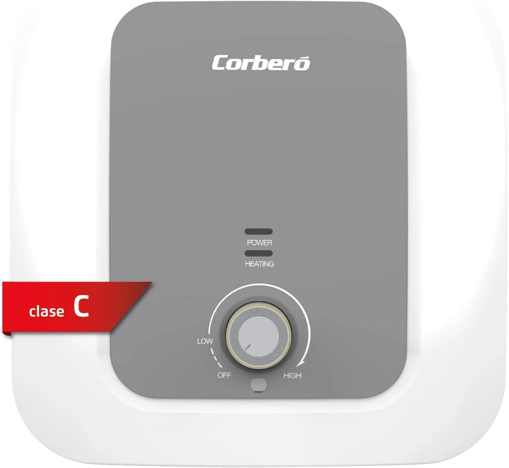 Corberó – Compact Mechanical Electric Thermo | CTWBMEC30 | 30L | Vertical Installation | Outdoor Thermometer | Adjustable Thermostat | Anti-Corrosion Protection | Energy Efficient C