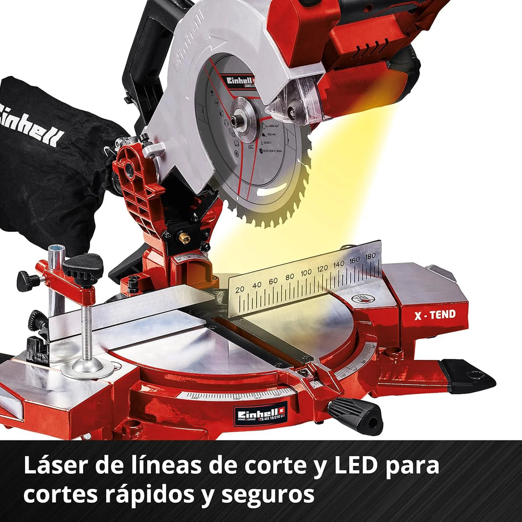 Einhell Sierra tronzadora a batería TE-MS 18/210 Li-Solo