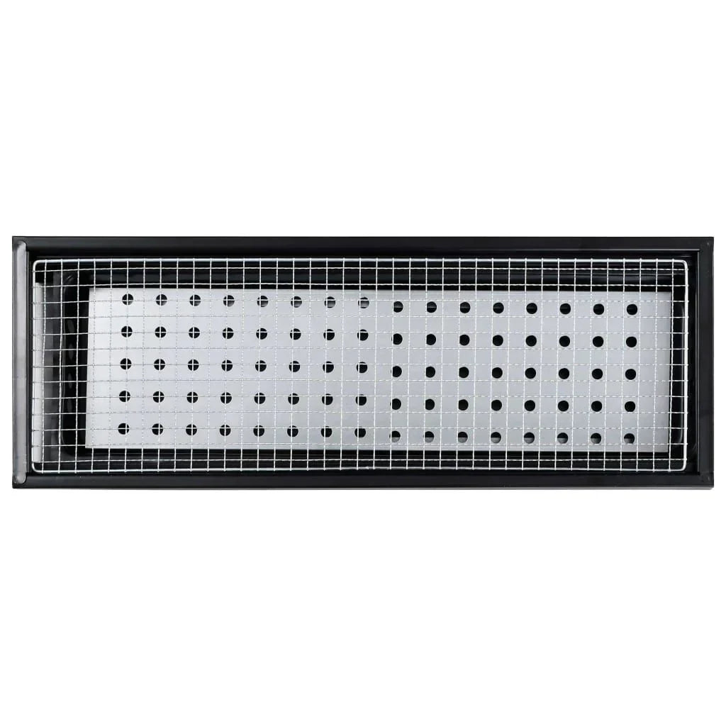 Barbacoa Portátil Para Camping De Acero 60x22,5x33 Cm Vidaxl