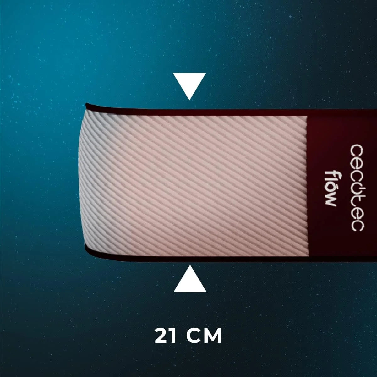 Cecotec Flow PureVital 1900 135x190 Colchón viscoelástico, Espuma
