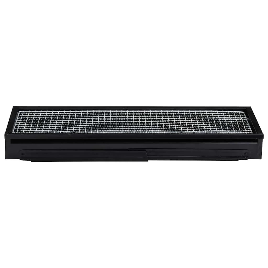 Barbacoa Portátil Para Camping De Acero 60x22,5x33 Cm Vidaxl