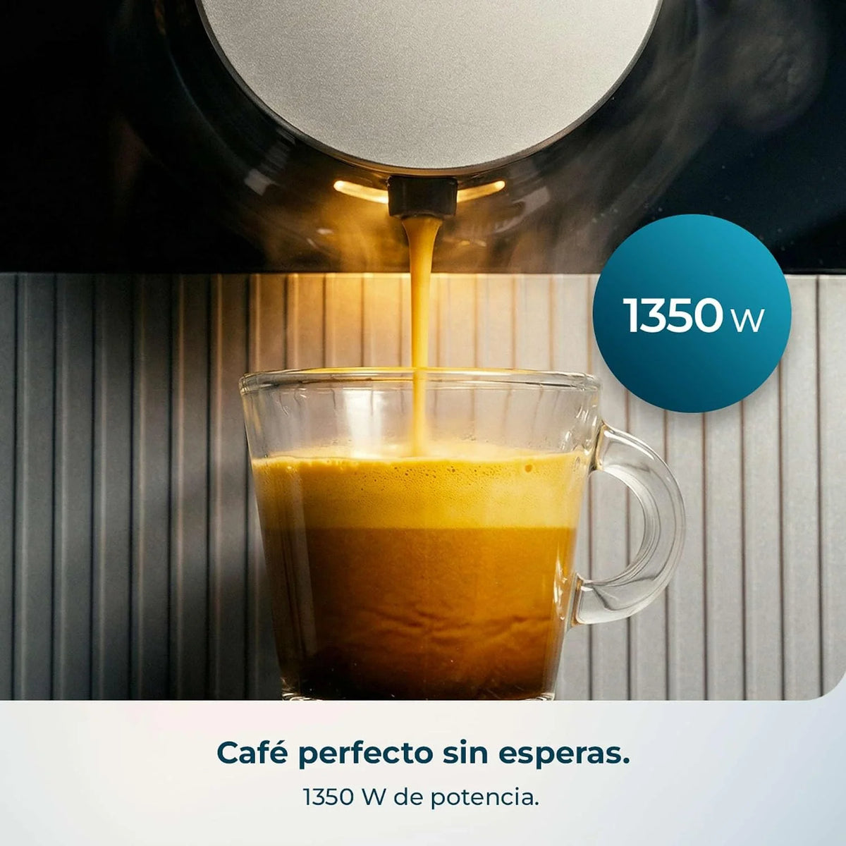 Cecotec Cafetera Superautomática Compacta Cremmaet Cube. 1350W, Sistema de Prensado de 10g, Sistema Pre-Infusión, 19 Bares, Sistema Thermoblock, 5 Niveles de Molienda, Panel de Control Táctil