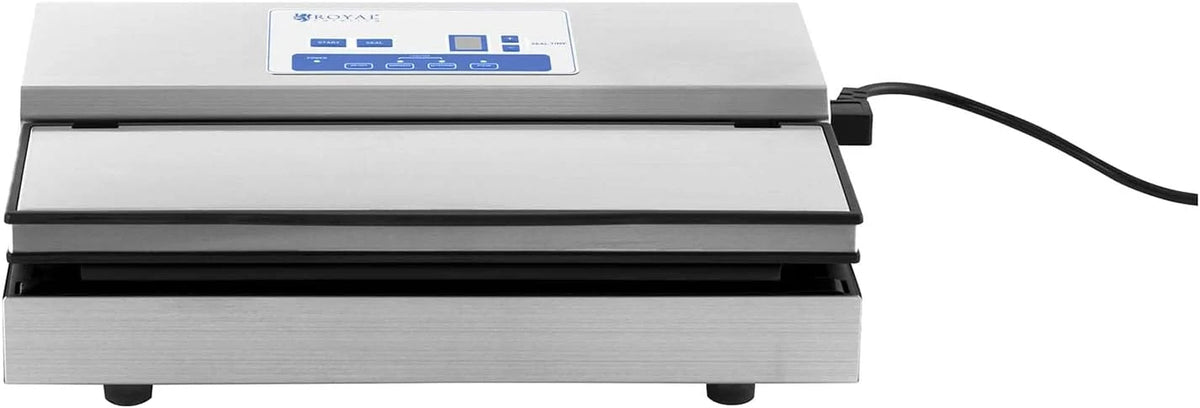Royal Catering Máquina Para Envasado Al Vacío Envasadora Para Gastronomía RCVG-41 (440 W, Ancho de la bolsa: 31 cm, Carcasa en acero inoxidable)
