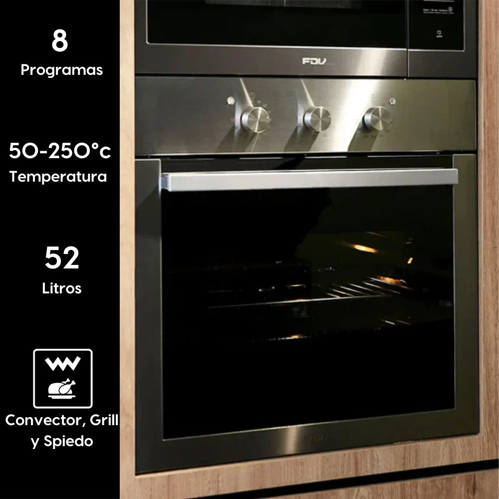 2025 Horno Empotrado Elite 52 Lts FDV