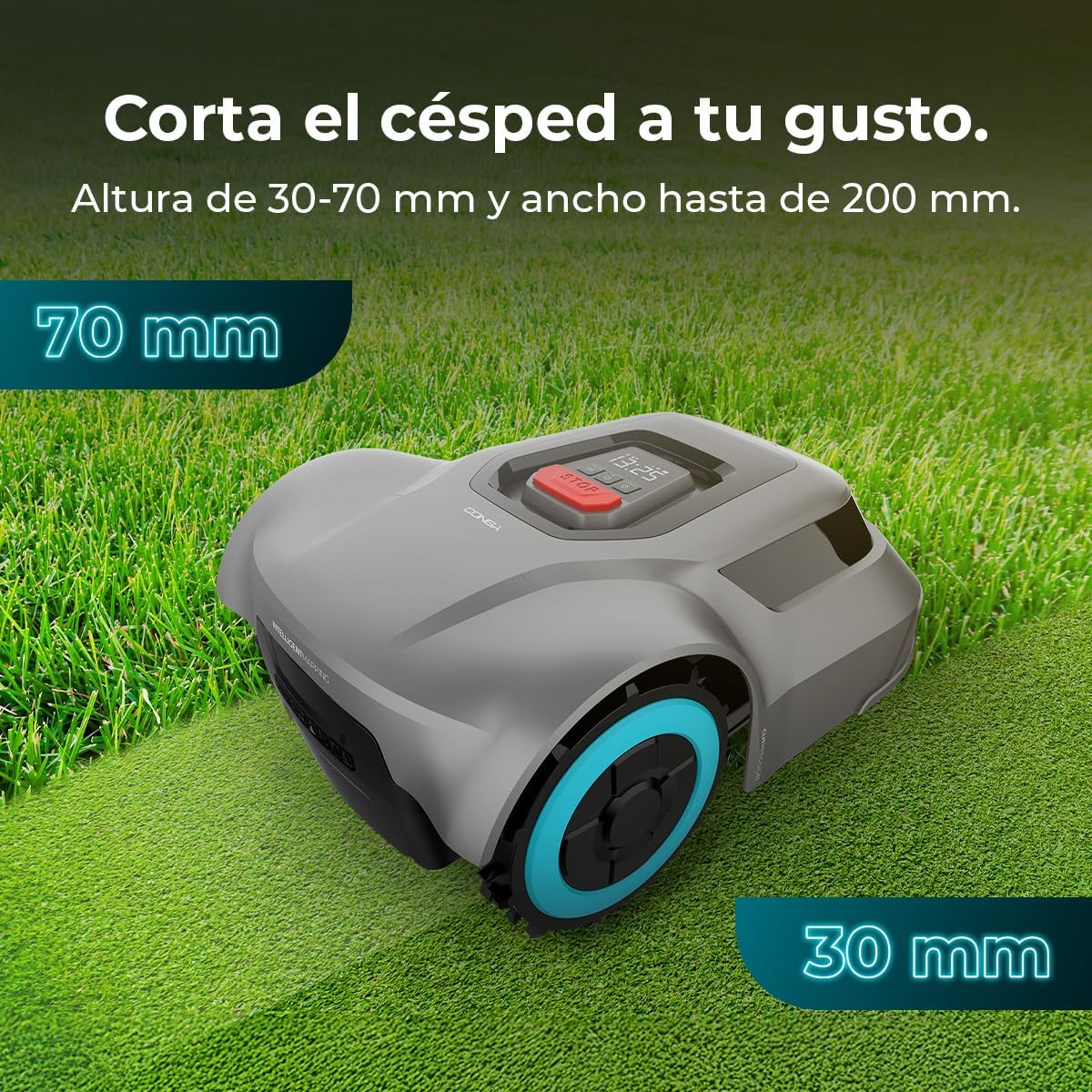 Cecotec Robot Cortacésped - App - 500m² Conga Grasshopper 500 Map Connected