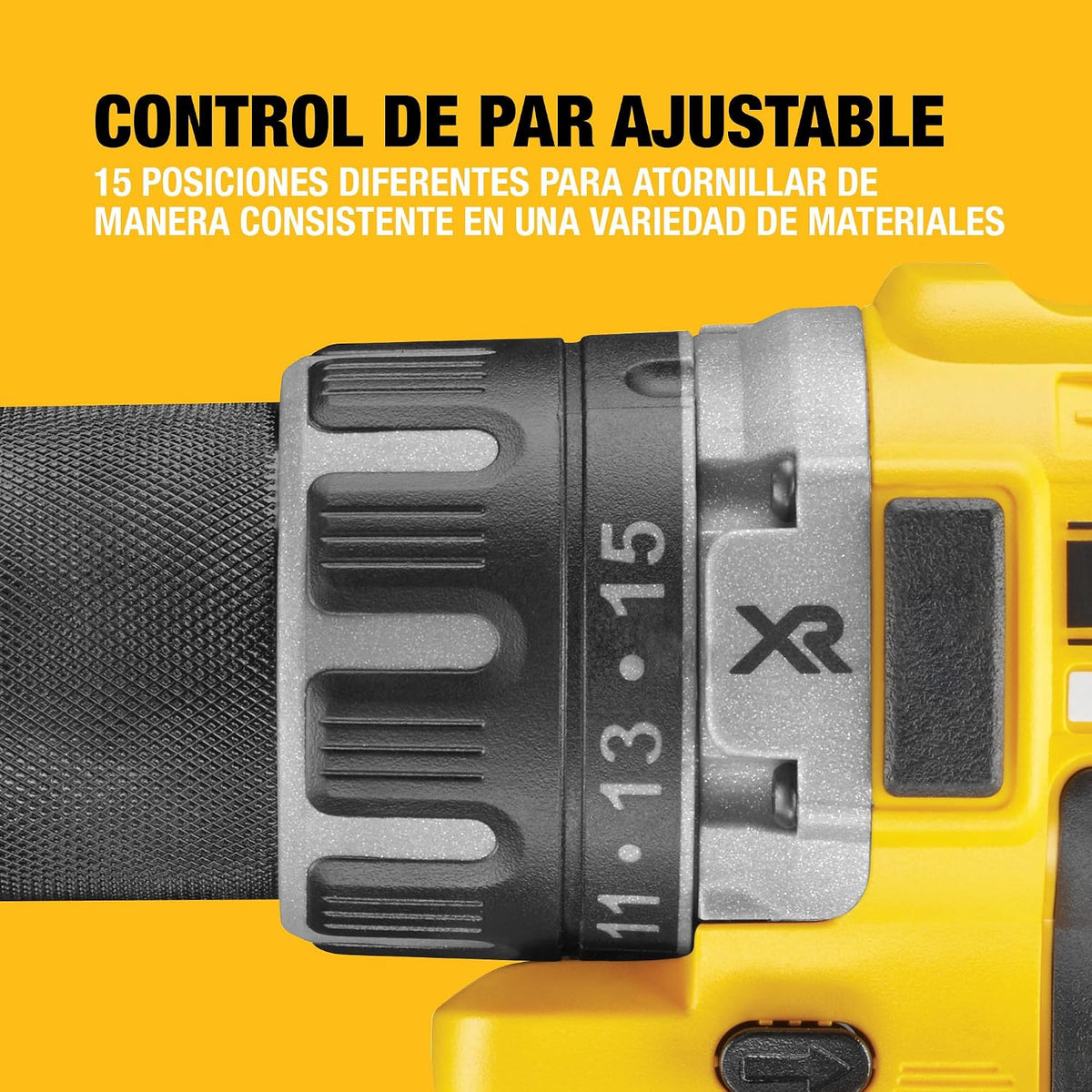 DEWALT Taladro Atornillador Sin Escobillas 18V XR - No incluye Batería ni Cargador, DCD791NT-XJ