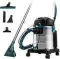 Cecotec Aspirador Sólidos, Líquidos, Tapicerías y Alfombras con Cable Conga CarpetClean 20000 MAX. 1400W, 22Kpa, Depósito Agua Limpia 4L y Sucia 20L, Filtro HEPA, Radio de Acción 7m
