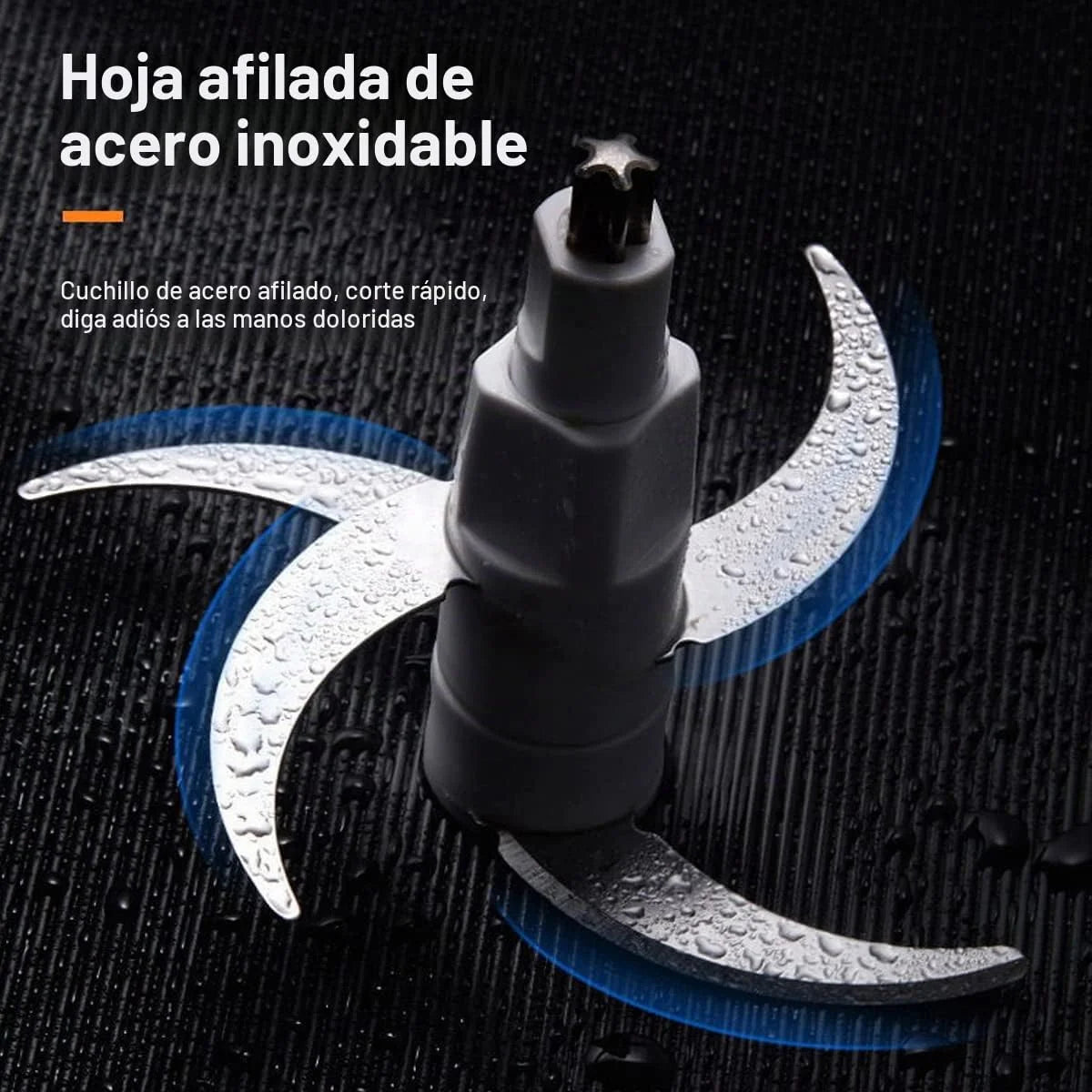 SOKANY 1500W Picadora de Carne y Verduras Eléctrica 8L Trituradora de Alimentos de Acero Inoxidable, Picadora Batidora Eléctrica de Cocina 6 Cuchillas y 3 Velocidades