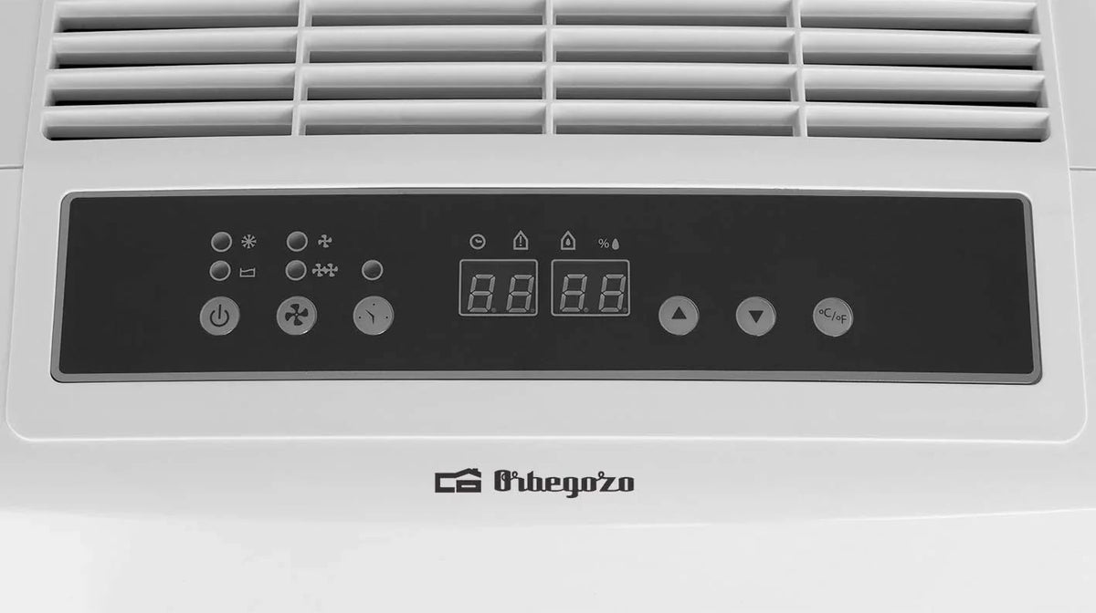 Orbegozo Dh 3000, deshumidificador Con Capacidad De Deshumidificación De 30L/Día, Refrigerante R290, Depósito 5,8 L, Área De Aplicación 120 M2, Sistema Anti-Congelación, 495 W, 2 velocidades