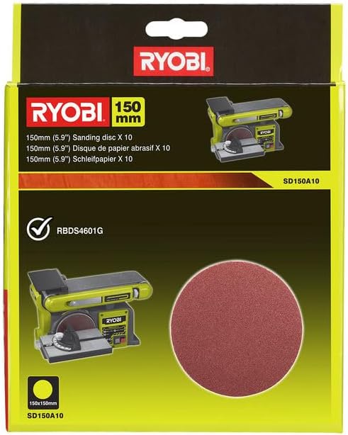 Ryobi 5133002858 - Lijadora de cinta estacionária, Eléctrica con cable.