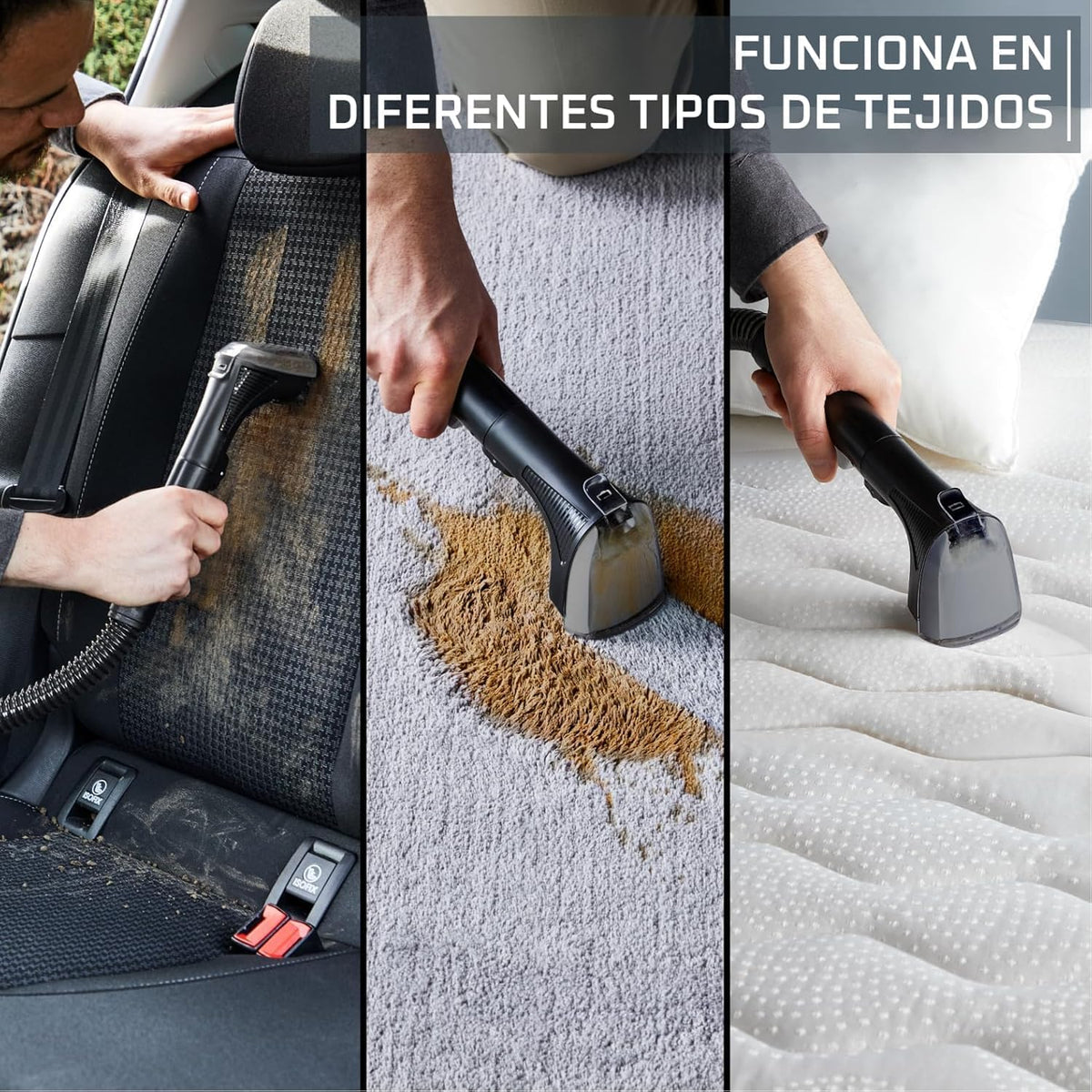 Rowenta Clean It, Aspiradora tapicerías 750 W, 6 Acc, Hasta 13,5 kPa