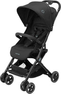 Maxi-Cosi Lara2, Silla de Paseo Ligera, 0-4 años, 0-22 kg, Silla Paseo Bebe Compacta, 3 Reclinaciones, Reclinación Total, Plegado Automático, Bandolera, Essential Black